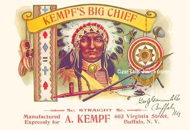 Dictator cigar label
