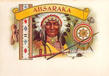 Absaraka cigar label