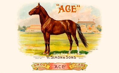 Ace-cigar box label