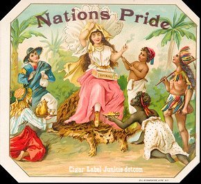Nations Pride- cigar box label