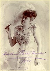 Adelina Patti cigar box label