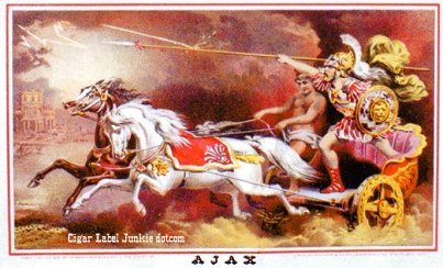 Ajax-cigar box label