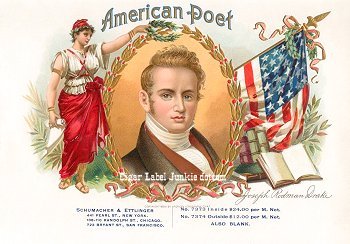 Am Poet cigar box label