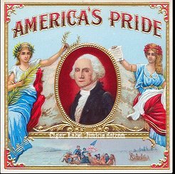 Am Pride outer cigar label
