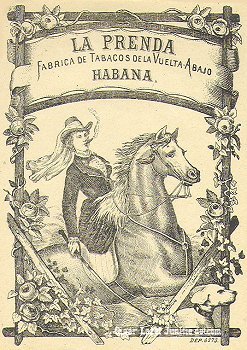 La Prenda 1870- cigar box label