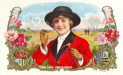 Amazone-cigar box label