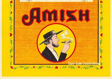 Amish-inner cigar label