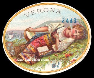 Verona- cigar box label
