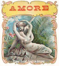 Amore cigar label