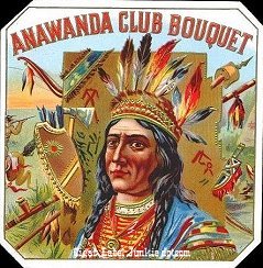 Anawanda Club cigar label