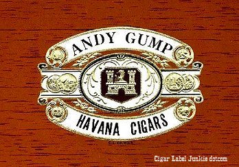 Andy Gump cigar box label