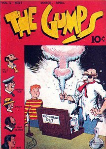 Andy Gump cigar box label