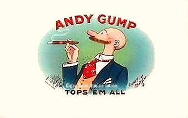 Andy Gump inner cigar box label