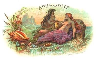 Aphrodite-cigar box label