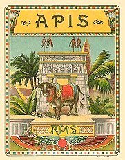Apis- cigar box label