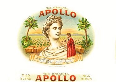 Orig. Apollo- cigar box label