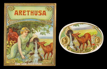 Arethusa- cigar box label