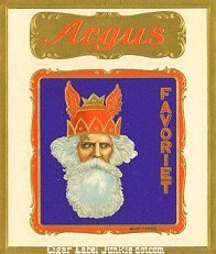 Argus 2- cigar box label