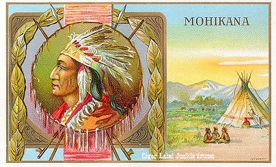 Mohikana cigar label
