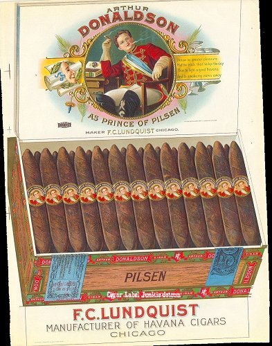 Art Donaldson- cigar box label
