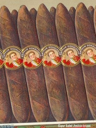 Art Donaldson- cigar box label
