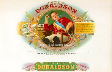 Art Donaldson inner cigar label