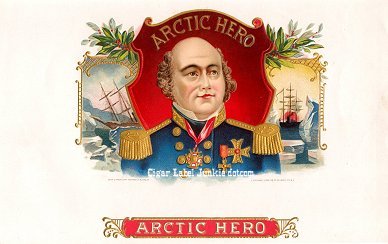 Artic Hero cigar box label