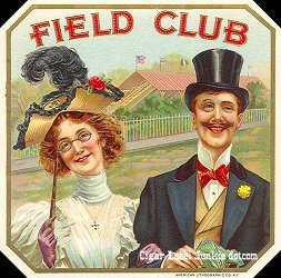 Field Club- cigar box label