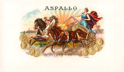 Aspallo inner cigar label