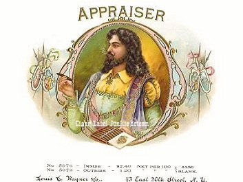 Appraiser- cigar box label