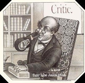 Critic outer- cigar box label