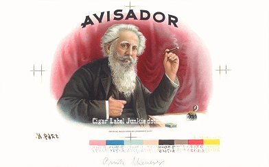 Avisador-cigar box label
