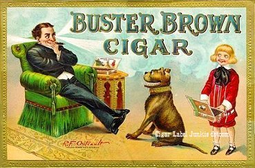Buster Brown inner cigar box label