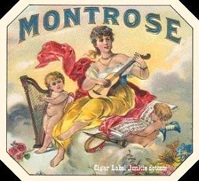 Montrose- cigar box label