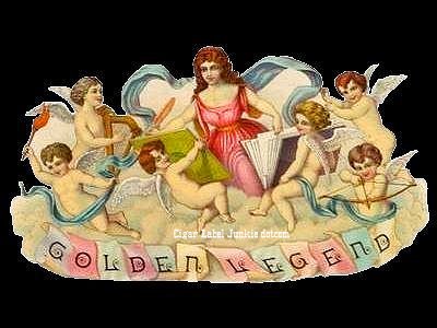 Golden Legend- cigar box label