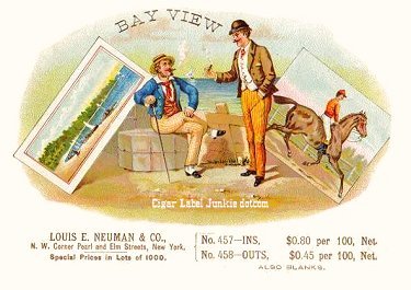 Bay View- cigar box label