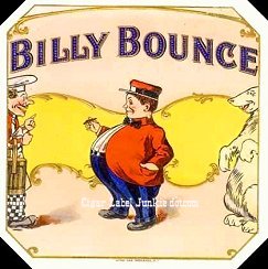 Billy Bounce cigar box label
