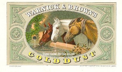 Gold Dust- cigar box label