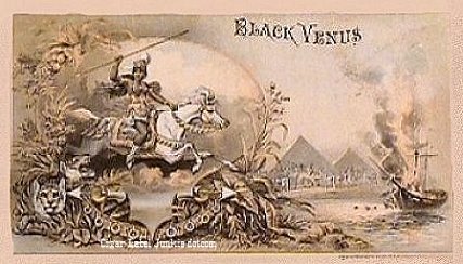 Black Venius cigar box label