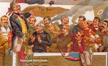 Jury Box- cigar box label