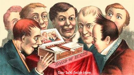 Board of Health-cigar box label