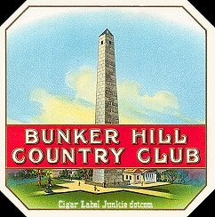 Bunker Hill- cigar box label