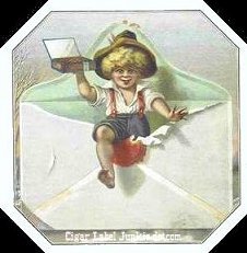 Boy Envelope cigar label