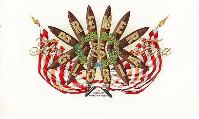 Bremer Gloria cigar box label