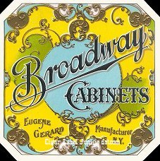 Broadway cigar label