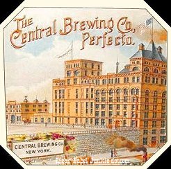 Central Brewing- cigar box label