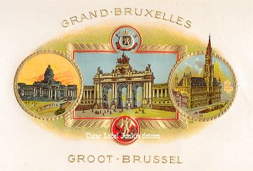 Grand Bruxelles- cigar box label