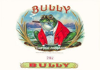 Bully- cigar box label