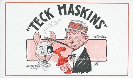 Teck Haskins- cigar box label