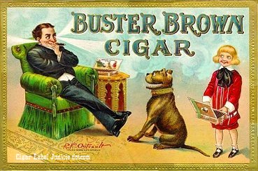 Buster Brown-cigar box label